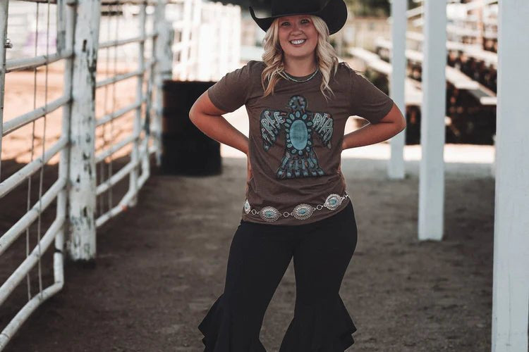 Western Bottoms - Clearance - Cowhide and Conchos