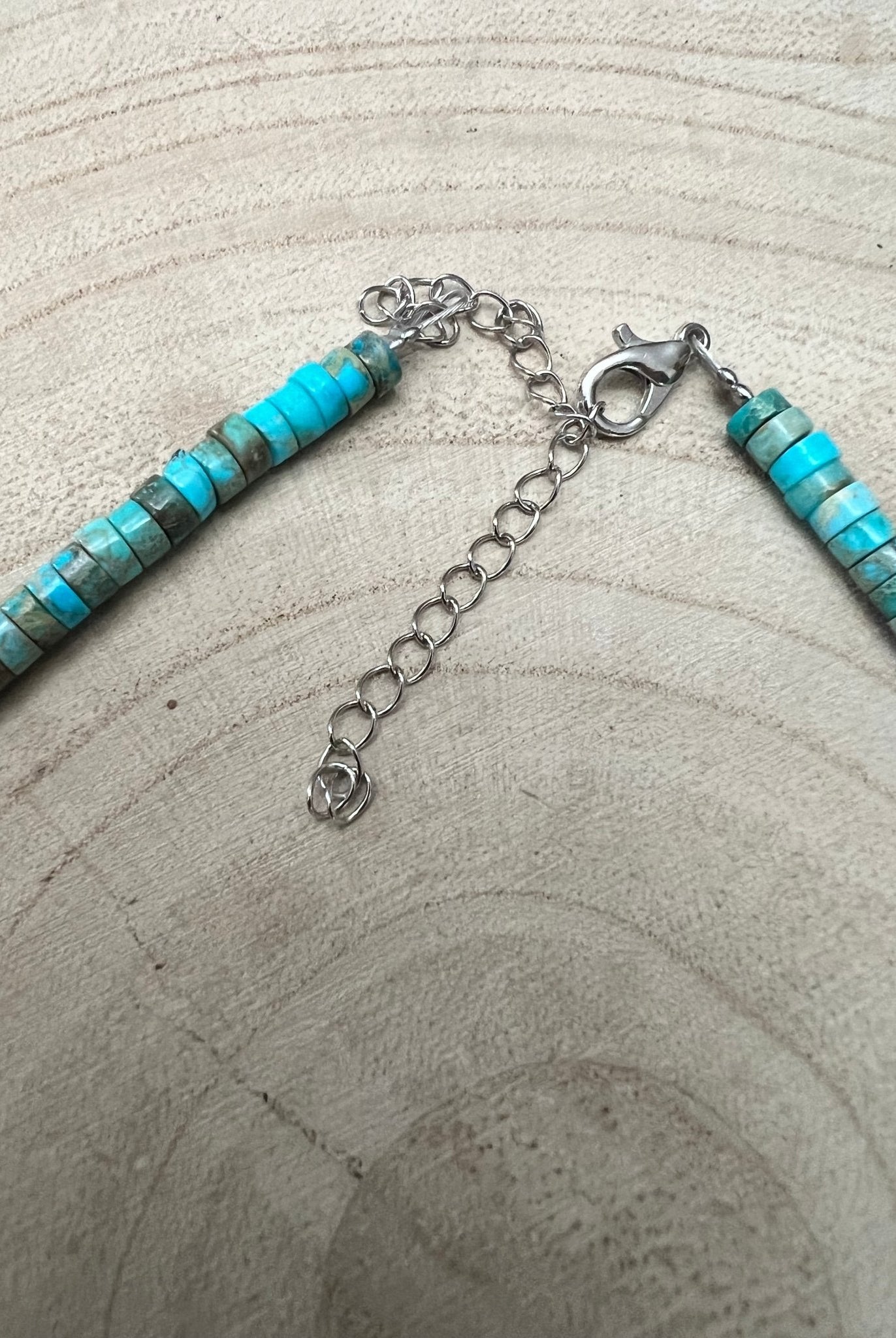 4mm Sterling Pearls, Variscite Turquoise and Spiny Oyster - The Vibrant Choker - Cowhide and Conchos