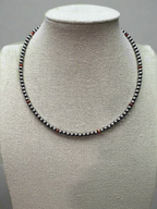 4mm Sterling Pearl choker with spiny oyster