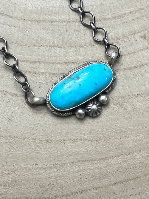 Kathleen Livingston Turquoise & Sterling Silver Necklace