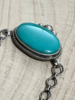 Kathleen Livingston Turquoise & Sterling Silver Necklace