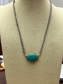 Kathleen Livingston Turquoise & Sterling Silver Necklace