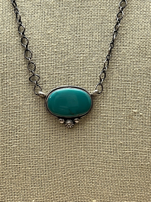 Kathleen Livingston Turquoise & Sterling Silver Necklace
