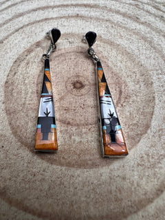 Jason Bobelu Multi-Stone & Sterling Silver Earrings