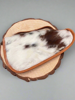 Tricolor Cowhide Gun Case with Handle