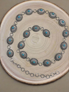 Houston Western Small Concho Belt - Small/Medium