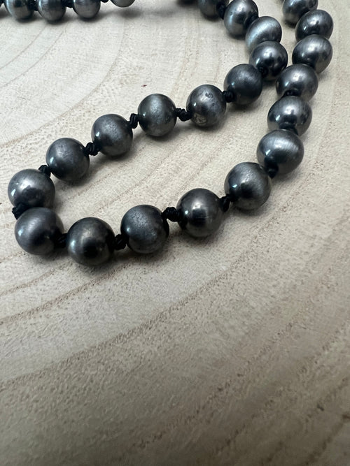 Faux Pearl Necklace - 60 inch!