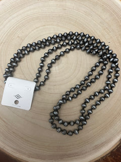 Faux Pearl Necklace - 60 inch!