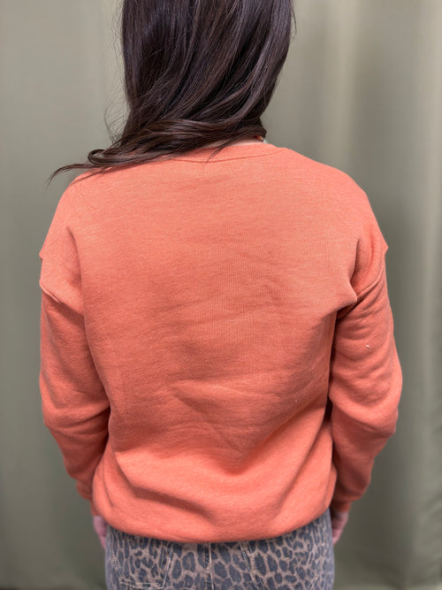 Daisy Row Graphic Sweatshirt