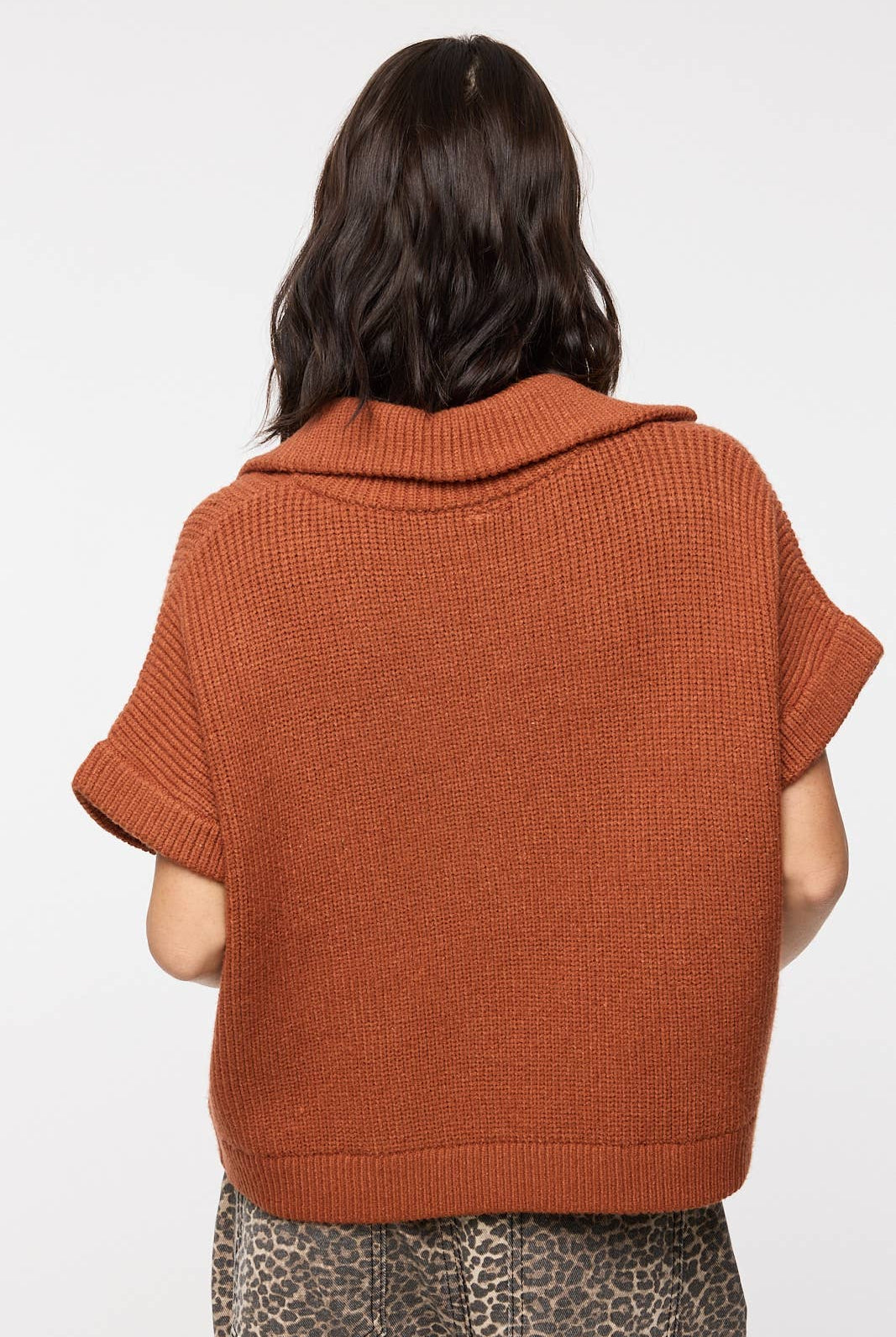 Agave Half - Zip Sweater - large remaining - Cowhide and Conchos