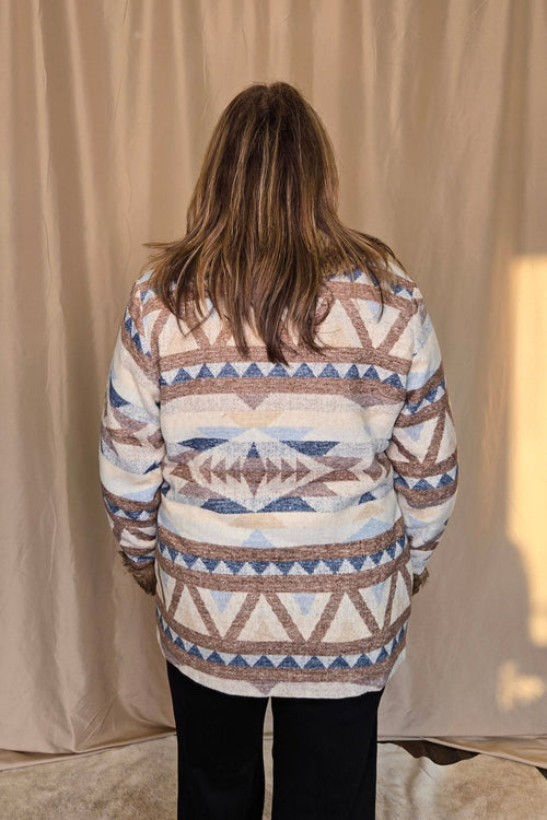 Belle of the West Fur Trimmed Coat - Cowhide and Conchos