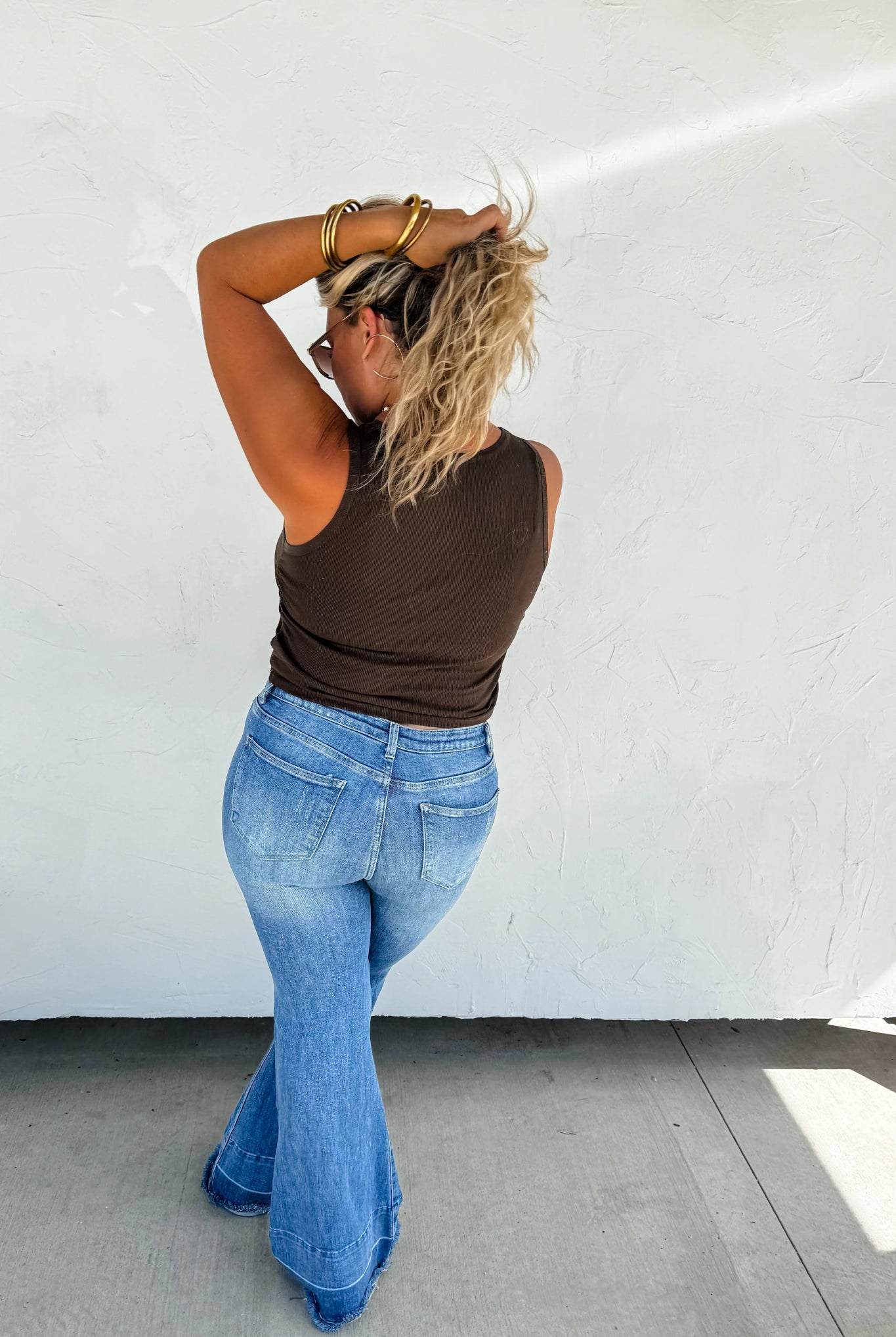 Blakeley Romi Medium Wash Jeans - Size 1, 9 and 13 available - Cowhide and Conchos