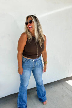 Blakeley Romi Medium Wash Jeans - Size 1, 9 and 13 available - Cowhide and Conchos