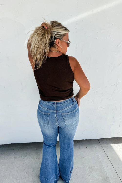 Blakeley Romi Medium Wash Jeans - Size 1, 9 and 13 available - Cowhide and Conchos