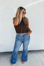 Blakeley Romi Medium Wash Jeans - Size 1, 9 and 13 available - Cowhide and Conchos