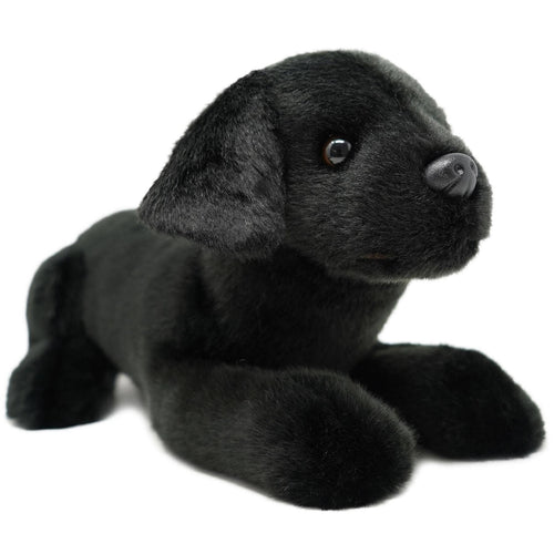 Blythe The Black Lab | 17 Inch Stuffed Animal Plush - Cowhide and Conchos