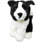 Borna the Border Collie | 11 Inch Stuffed Animal Plush - Cowhide and Conchos