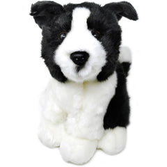 Borna the Border Collie | 11 Inch Stuffed Animal Plush - Cowhide and Conchos