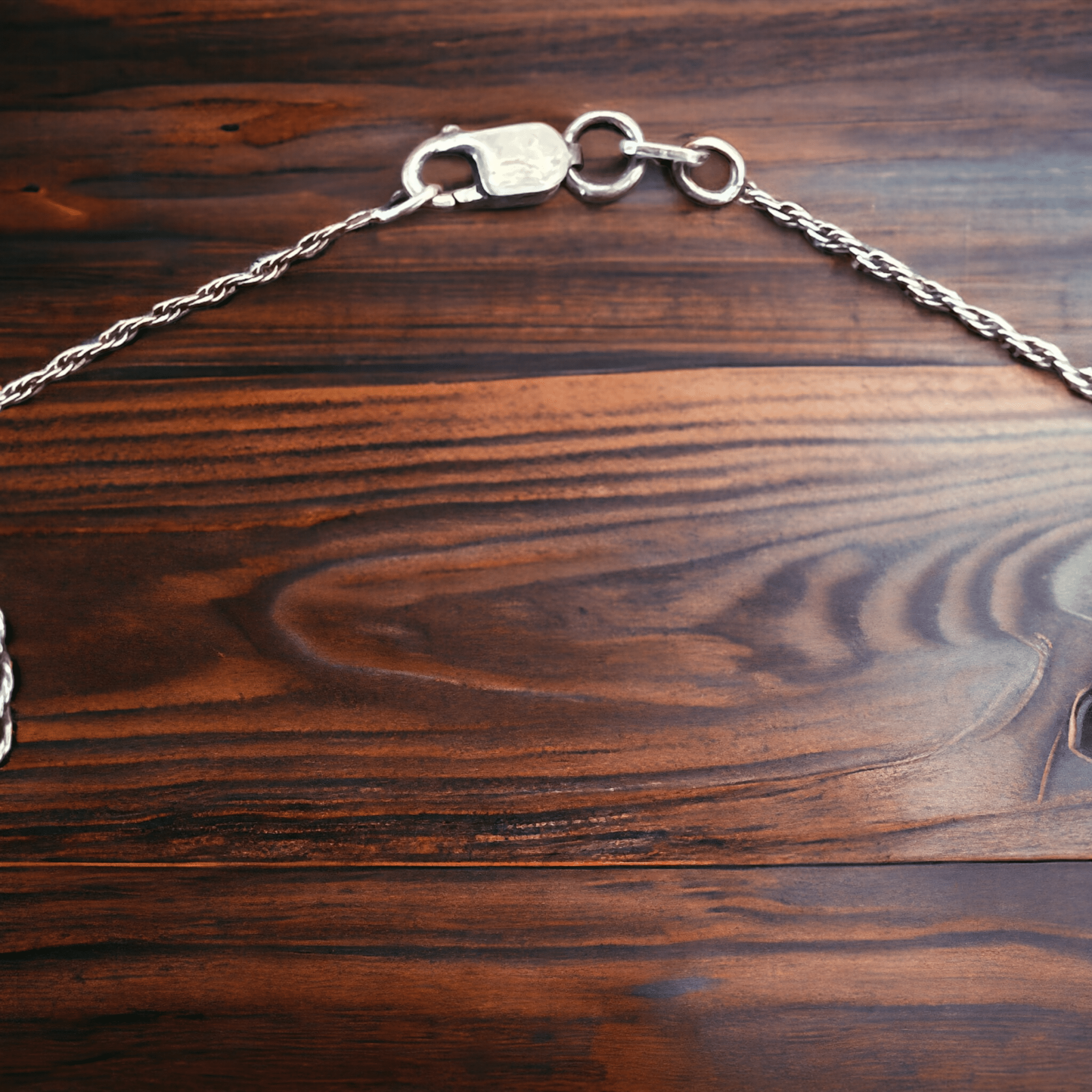 Brass & Sterling Cactus Desert Scenery Pendant with Kingman Turquoise and chain - Cowhide and Conchos