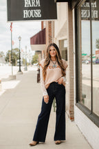 Judy Blue Black Retro Wide Cuffed Leg Jean