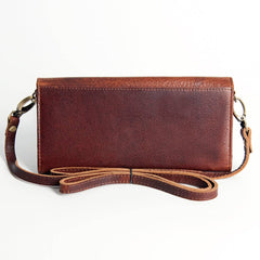 Cactus Fields Genuine Leather Western Bag - Cowhide and Conchos