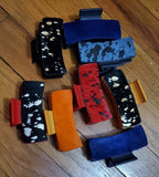 Cheeky's Hair on Hide Claw Clip - Cowhide and Conchos