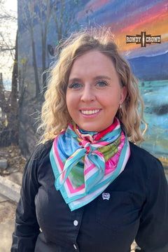 Coastal Wild Rag - Cowhide and Conchos