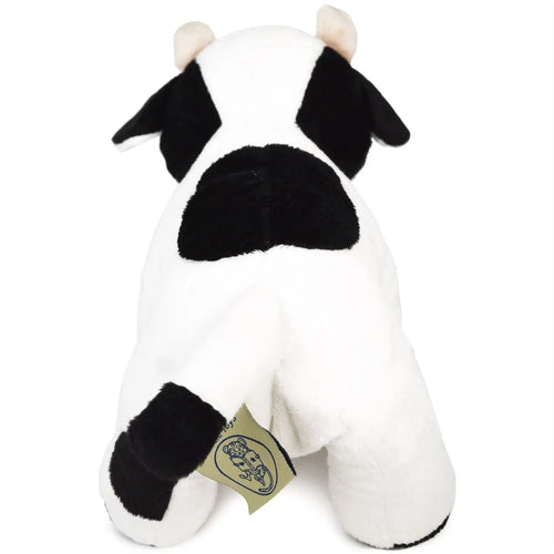 Coraline The Cow Stuffed Animal - 7 inch plush - Cowhide and Conchos