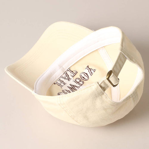 Cowboy Hat Embroidered Baseball Cap - Cowhide and Conchos