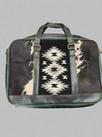 Cowhide laptop Bag - Cowhide and Conchos