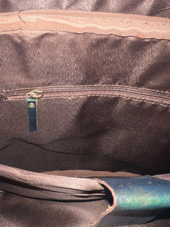 Cowhide laptop Bag - Cowhide and Conchos