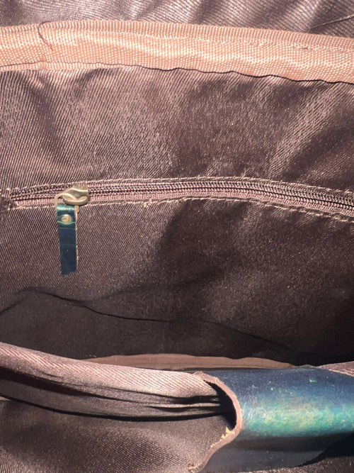 Cowhide laptop Bag - Cowhide and Conchos