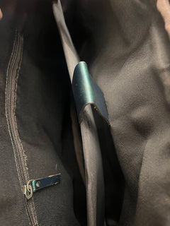 Cowhide laptop Bag - Cowhide and Conchos