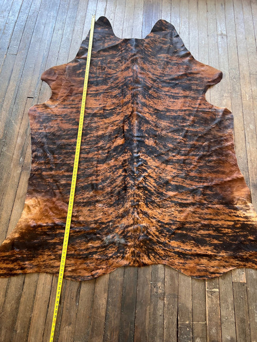 Cowhide Rug - 7' by 5' - Cowhide and Conchos