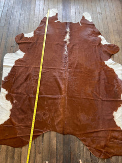 Cowhide Rug - 8' by 6' - Cowhide and Conchos