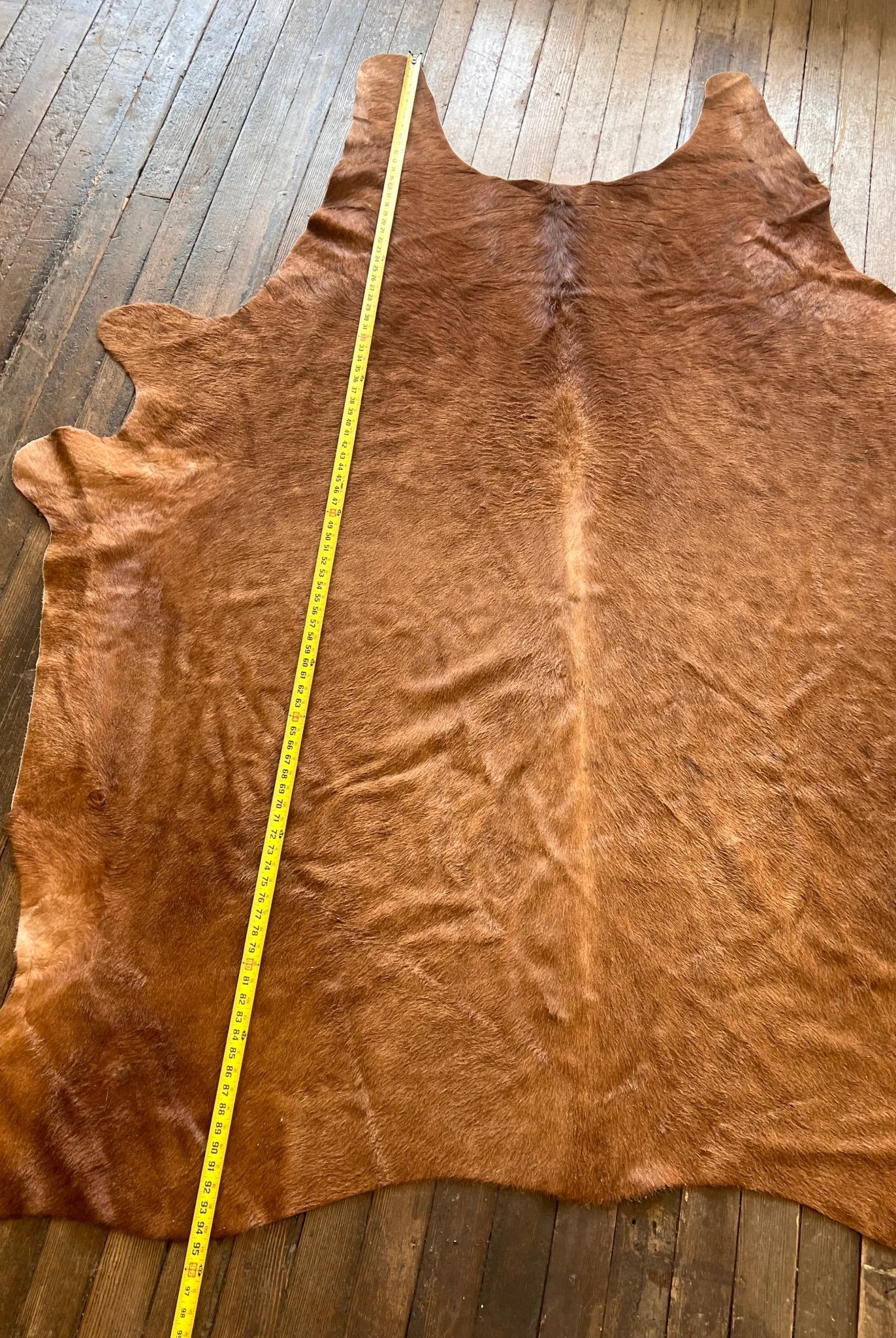 Cowhide Rug - 8' X 6' - Cowhide and Conchos
