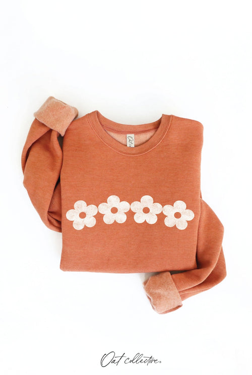 Daisy Row Graphic Sweatshirt - Cowhide and Conchos