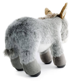 Darlene The Donkey | 15 Inch Stuffed Animal Plush - Cowhide and Conchos