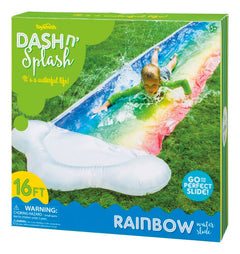 Dash 'N Splash Rainbow Inflatable Outdoor Water Slide - Cowhide and Conchos