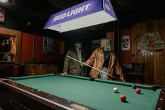 Faux Leather Moto Jacket - Cowhide and Conchos