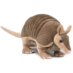 Mike The Armadillo - 10 Inch Stuffed Animal Plush - Cowhide and Conchos
