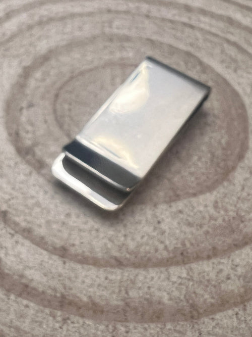 Orena Leekya Turquoise Inlay Money Clip - Cowhide and Conchos