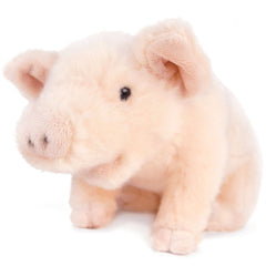 Perla The Pig | 11 Inch Stuffed Animal Plush - Cowhide and Conchos