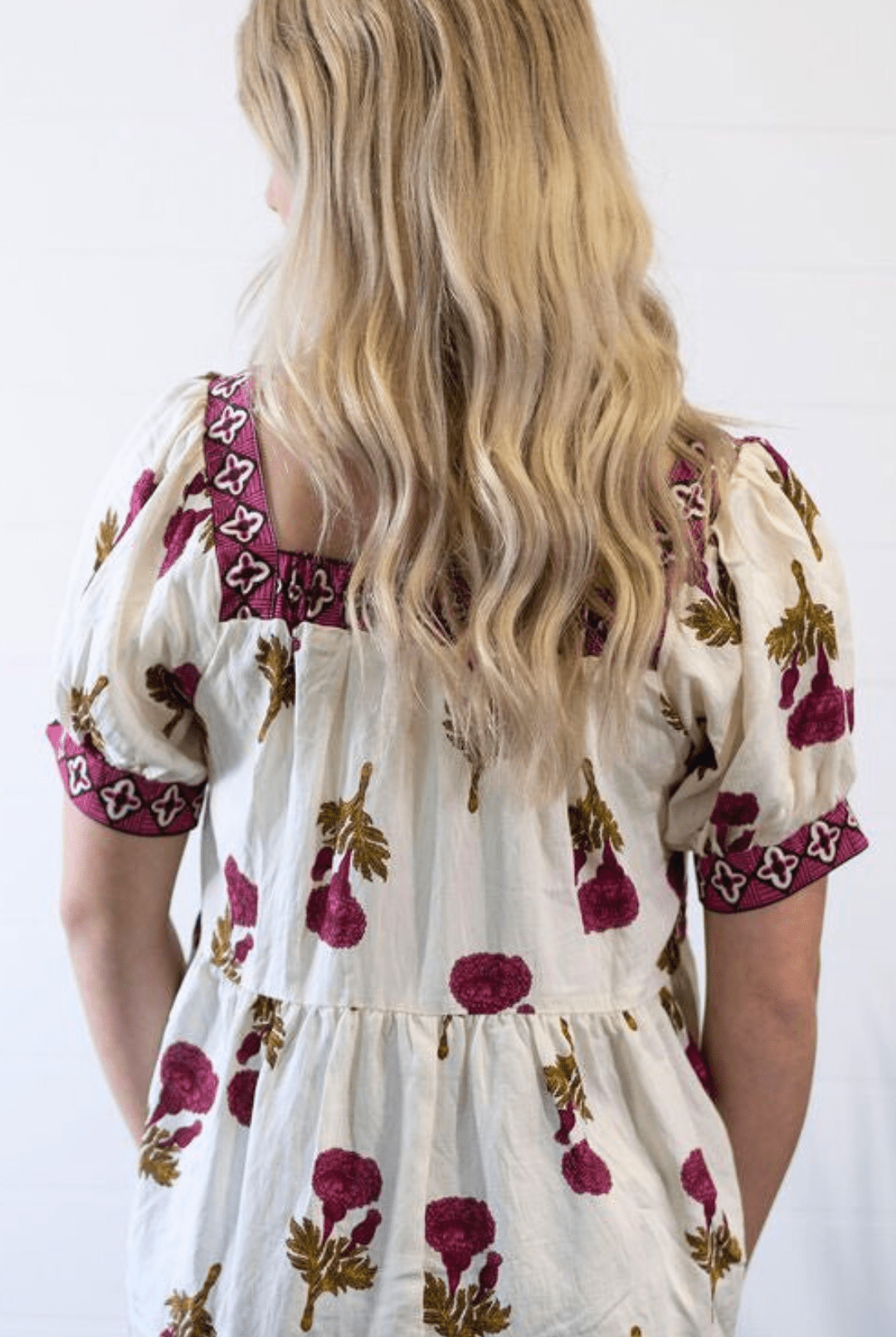 Prairie Marigold Blouse - Cowhide and Conchos