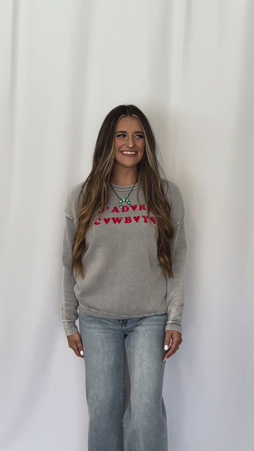 J Adore Cowboys Mineral Sweatshirt