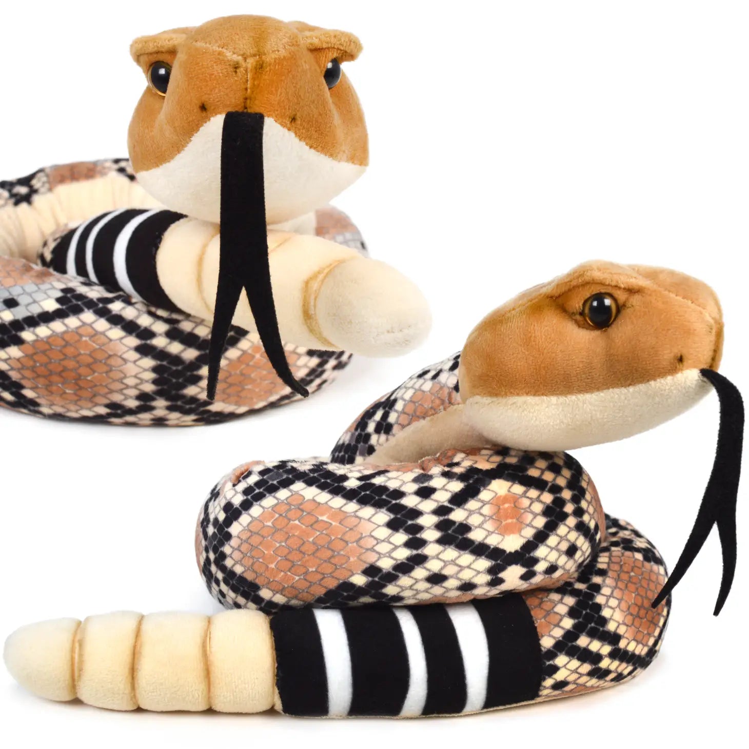 Rambo The Rattlesnake 4.5 FT - Cowhide and Conchos