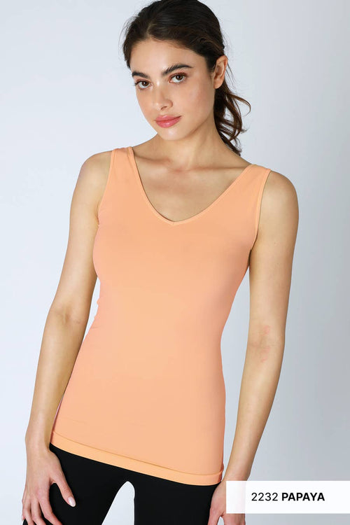 Reversible Seamless Tank Top - Cowhide and Conchos