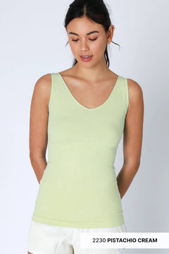 Reversible Seamless Tank Top - Cowhide and Conchos
