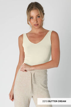 Reversible Seamless Tank Top - Cowhide and Conchos