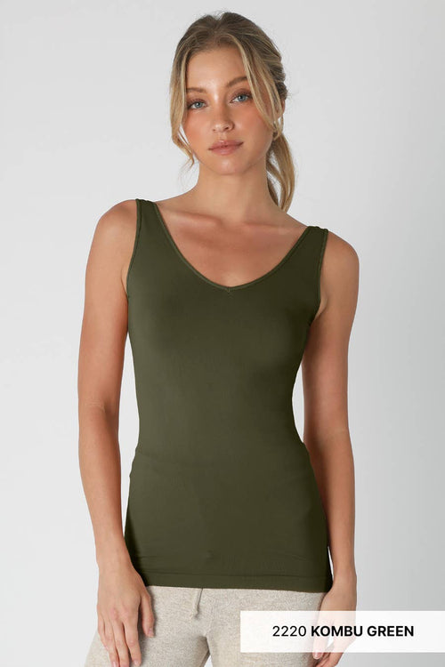 Reversible Seamless Tank Top - Cowhide and Conchos